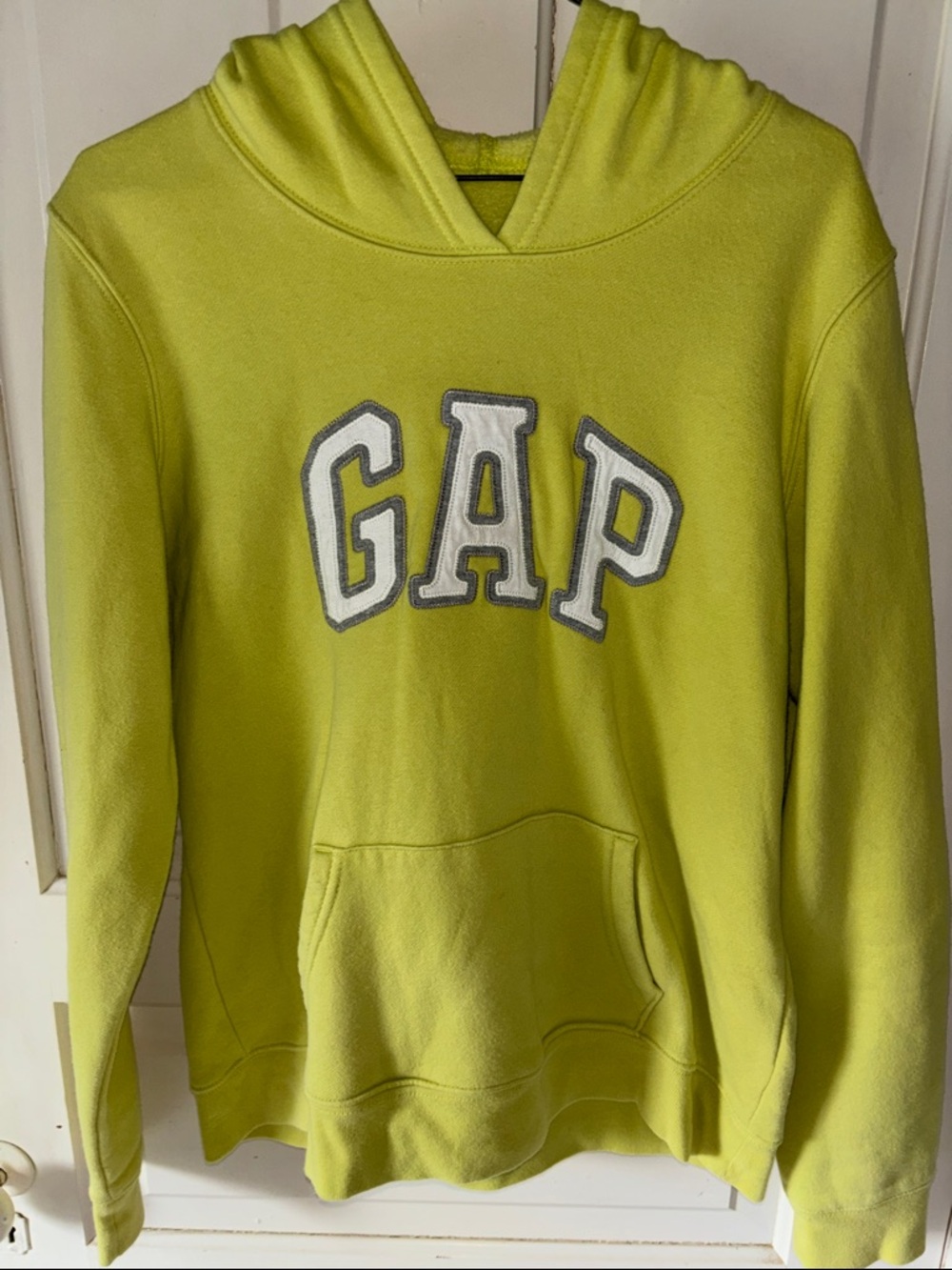 GAP Neon Yellow Pullover Hoodie